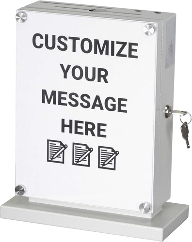 Suggestion box with slot - with,